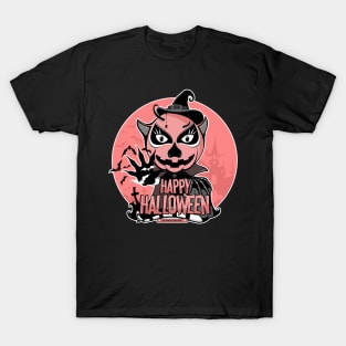 mr.Lenny Loves Halloween / pink T-Shirt